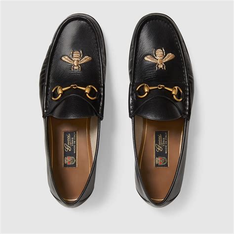 gucci white bee loafers|Gucci wool loafer.